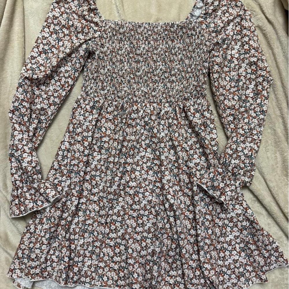 Mini Floral ruffle Dress